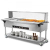 Pan Commercial Food Warmer with Sneeze Guard Protection