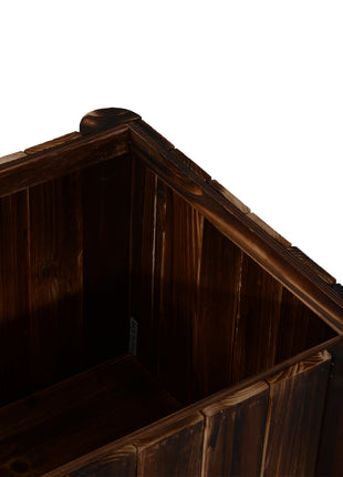 48" x 20" x 18" Raised Garden Bed, Raised Planter Box, Wooden Planter Raised Bed with Drainage Gaps & Lightweight Build