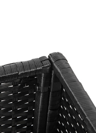 PE Rattan Wicker Raised Flower & Vegetable Planter, Rack Shelf Box