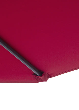 10' Cantilever Patio Umbrellas with UV and Water Resistant for Patio & Backyard Comfortable Red