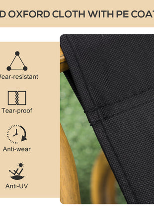 2 Pack Folding Camping Chair, Lightweight & Portable Beach Chairs Armchairs, Perfect for Festivals, Fishing, Picnic and Hiking, Black