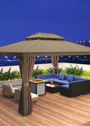 7 Piece Patio Furniture Set, Wicker Outdoor Sectional Sofa Set, All Weather PE Rattan Outdoor Furniture Conversation Sets with Cushions, Glass Top Coffee Table, Pillows, Dark Blue