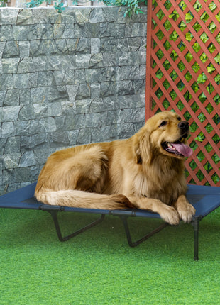 48" x 36" Elevated Breathable Dog Bed w/ Carry Bag Dark Blue