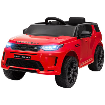 Land Rover Discovery Sport Licensed 12V Kids Ride on Car with Remote Control Soft Start, LED Lights, Red