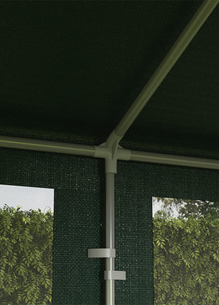 10' x 28' Party Tent, Outdoor Wedding Canopy & Gazebo with Removable Sidewalls, Shade Shelter for Events, BBQs, Green