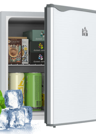1.1 Cu.Ft Countertop Mini Freezer, Compact Upright Freezer with Removable Shelves, Gray