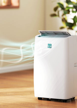 14000 BTU Portable Air Conditioner, AC Unit with Cool, Dehumidifier, Fan, 549 Sq. ft, 24H Timer On Off, Window Kit