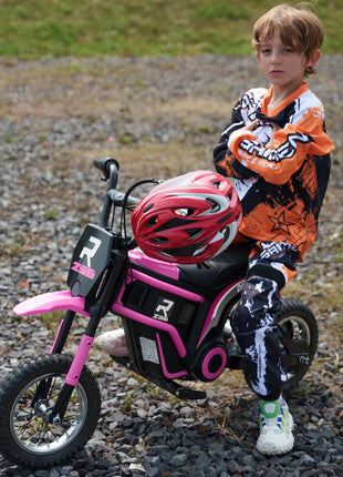 24V 350W Electric Dirt Bike Up to 15 MPH w/ Twist Grip Throttle, Pink