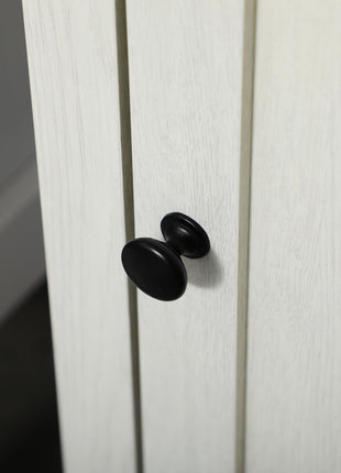 Farmhouse Bathroom Cabinet, Tall Storage Cabinet with Door and Adjustable Shelves, 15.5" x 11.75" x 63", White