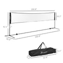 All-in-1 Badminton Set, Height Adjustable for Pickleball, Volleyball, Badminton, Backyard, Beach, Driveway Game