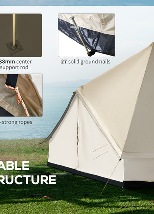 10-Person Large Waterproof Yurt Camping Tent, Perfect for Family Camping, Blue