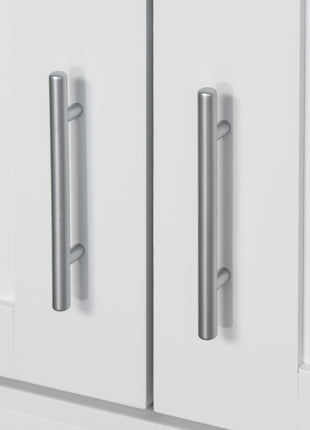 White Pantry Cabinet with Adjustable Shelving for Kitchen, Perfect for Family, White