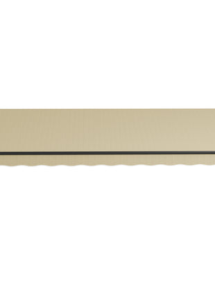 16' x 10' Retractable Awning, 280gsm UV Resistant Sunshade Shelter for Deck, Balcony, Yard, Beige