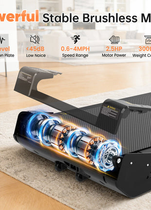 Akluer S49AD Vibration Walking Pad Treadmill
