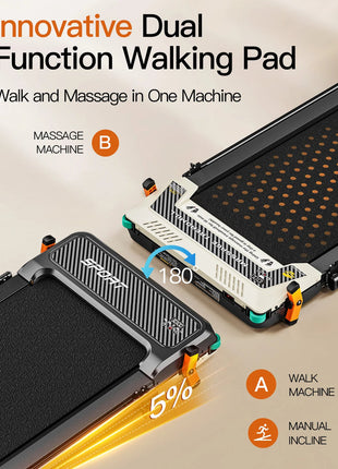 Akluer 520A-B Double Side Used  Massage Walking Pad Treadmill