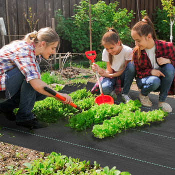 6FT x 300FT Weed Barrier Landscape Fabric, 5oz Heavy Duty Woven Weed Control Fabric for Landscaping