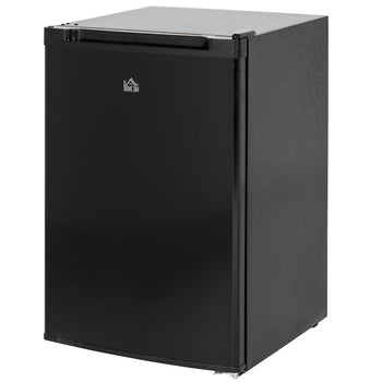 Upright Freezer, 3 Cu Ft Small Freezer with Reversible Single Door, Adjustable Thermostat for Home, Apartment, Black