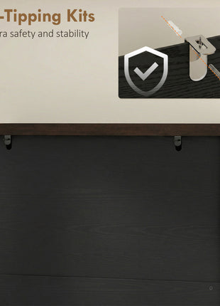 72" Tall Kitchen Pantry Cabinet, Farmhouse Storage Cabinet with 8 Door Racks and Adjustable Shelves, Black