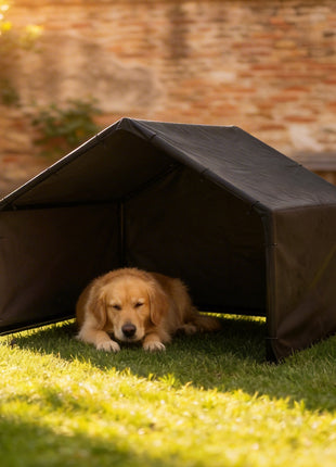 Dog Shade Shelter Outdoor, Dog House Outside with Canopy, Pet Tent for Small Medium Large Breeds