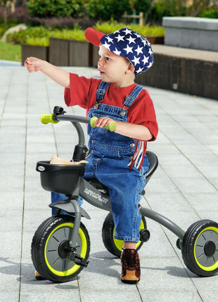 Tricycle for Kids Age 2-5, Toddler Bike for Children, Yellow