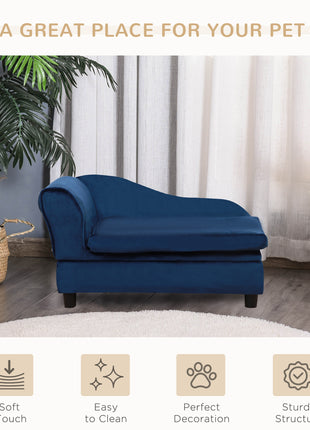 Pet Sofa Bed Couch with Storage, Pet Sofa for Cats and Small Dogs