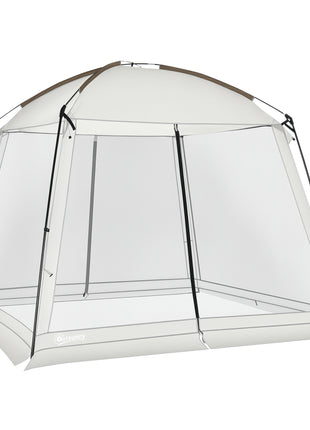 10' x 10' Screen House Room, UV50+ Screen Tent with 2 Doors and Carry Bag, Easy Setup, for Patios Outdoor Camping Activities