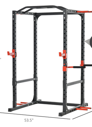 Power Tower Pull Up Bar Squat Rack Power Cage At Home Workout Equipment,Upper Body Strength Training Equipment
