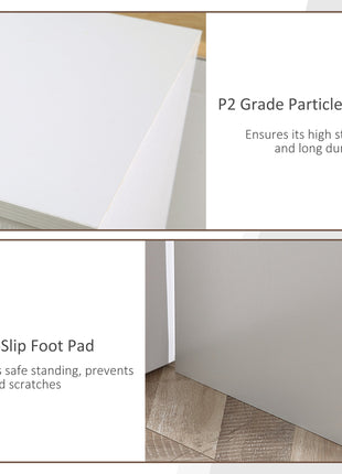 L Shaped Computer Desk, 180° Rotating Corner Desk with Storage Shelves, Drawer and Cabinet, Study Workstation for Home Office, 47.25"x19.75"x 53.75", White