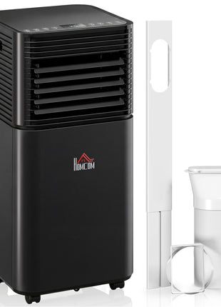 10000 BTU Portable Air Conditioner with Dehumidifier, Cooling Fan, Sleep, Remote, 24H Timer, Auto Off, Black