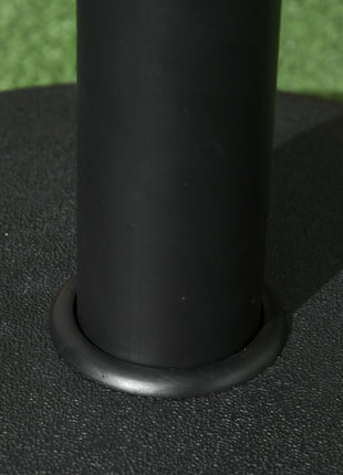 20" 55 lbs Round Cement Umbrella Base Stand Market Parasol Holder with Tightening Knob & Easy Setup, for Φ1.3", Φ1.5", Φ1.9" Pole, for Lawn, Deck, Backyard, Garden, Black