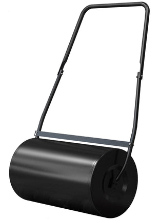 46L Lawn Roller, Push/Tow Behind Sod Roller with U Shaped Handle, Water Filled Yard Roller for Garden, Lawn, Backyard