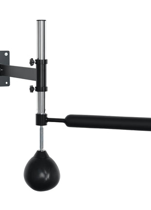 Lightweight Fast-Reflexes Speed Bag Boxing Punching Bag Wall Mount Height Adjustable, MMA, Martial Arts, and Boxing Equipment for Training at Home, Heavy-Duty, 9" H x 7" Dia.