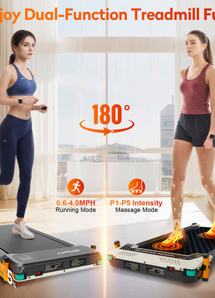 Akluer 520A-A Double Side Used  Massage Walking Pad Treadmill