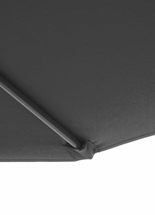 10' Cantilever Tilt Offset Patio Umbrella w/ UV & Water Safe Material & Cross Base (Weight Not Included), Gray