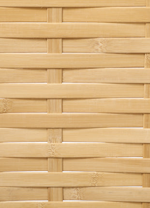 Hand Woven Room Divider, 4 Panel Bamboo Folding Privacy Screen for Home Office, 47.25"x67"x0.75", Natural