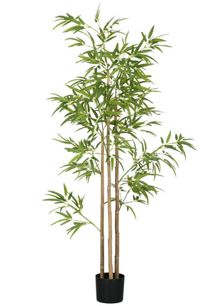 6ft Artificial Tree, Indoor Fake Bamboo with Pot, for Home Office Living Room Decor