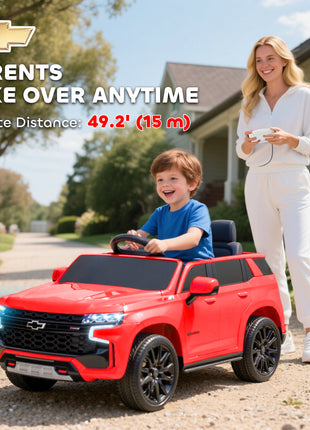 Electric Ride on Car 12V Kids Ride-on Toy, Red