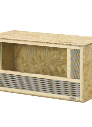 Wooden Reptile Terrarium with Sliding Door for Chameleon, Lizard, Snake, Frog, Turtle, 31.5" x 15.7" x 15.7"
