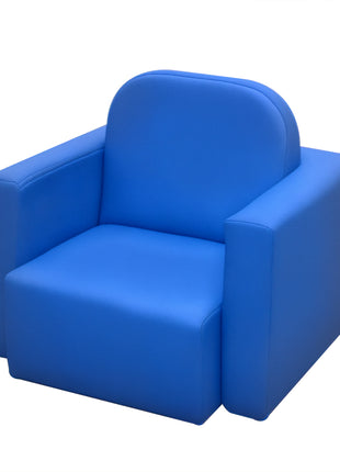 2-in-1 Convertible Table and Chair Set for Boys Girls for Boys Girls, Blue