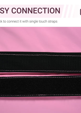 Pole Dance Mat, 2"T x 5'W Folding Pole Crash Mat for Home, Lightweight and Foldable, Pink