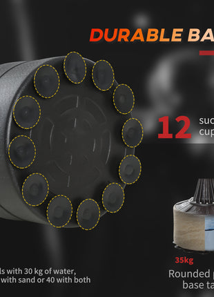 Boxing Bag, Freestanding Punching Bag with Speed Ball, Rotating Boxing Bar and Gloves, Weighted Base