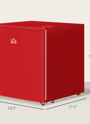1.1 Cu.Ft Countertop Mini Freezer, Compact Upright Freezer with Removable Shelves, Red