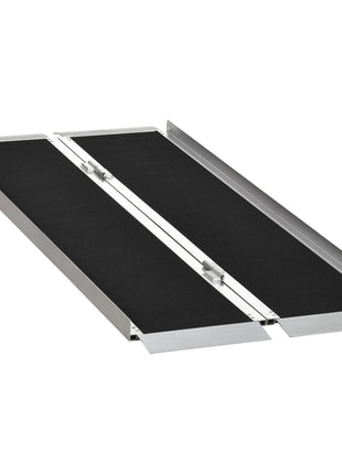 5' Skidproof Portable Wheelchair Ramp for Home, Steps, Doorways, Carpeted Foldable Handicap Ramp, Threshold Ramp