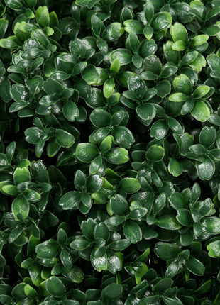 Artificial Boxwood Trees w/ Ground Stake, Set of 2 Ball Shaped Topiary Trees for Home Office & Living Room, UV Resistant