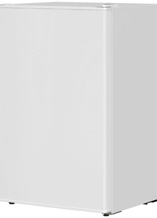 2.5 Cu.Ft Mini Fridge, Single Door Compact Refrigerator with Freezer, Adjustable Thermostat, Reversible Door, White