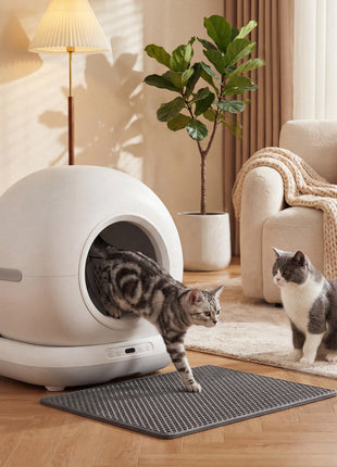 72L Automatic Litter Box, Self Cleaning Litter Box, App Control, Odor & Noise Control, Safety Sensors, Deodorant Gel