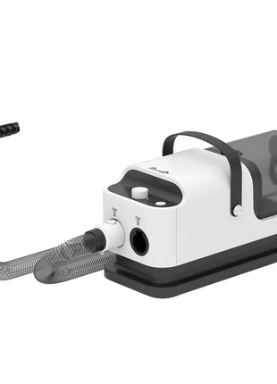 5 in 1 Dog Grooming Vacuum & Dryer w/ Clipper, 50dB Low Noise, Adjustable Speed & Temp, 1.8L Canister