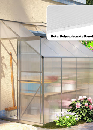 Polycarbonate Greenhouse Panels UV Protected Twin-Wall Polycarbonate Sheet 47.2" x 23.6" 10 Pack Clear