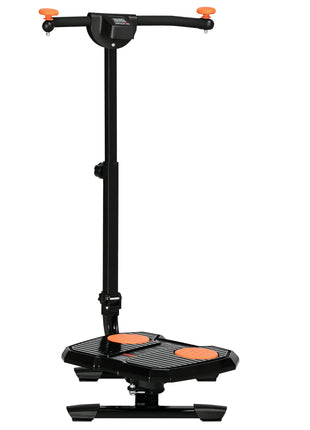 Foldable Ab Twister Board for Waist Trimming with LCD Display, Ab Workout Equipment for Women and Men, Orange