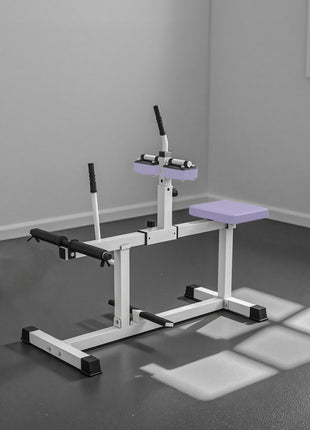 Adjustable Steel Seated Calf Raise Exercise Strength Training Gym Equipment, Purple